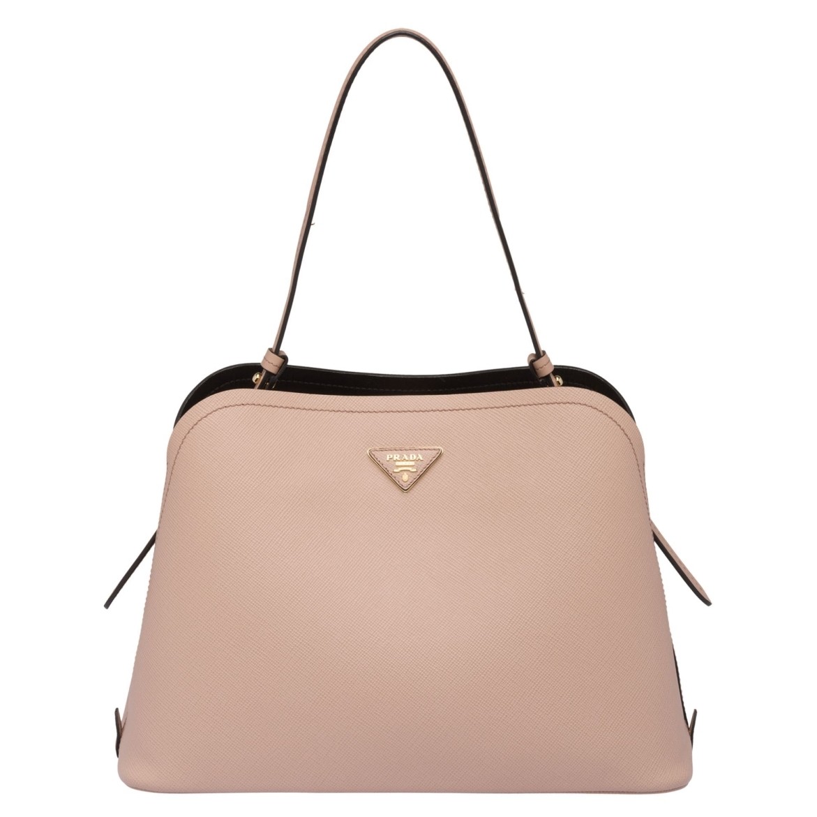 Pra*a matinee tote bag in powder saffiano leather