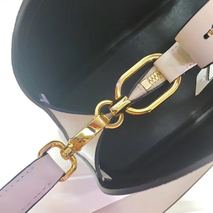 Pra*a matinee small bag in white saffiano leather