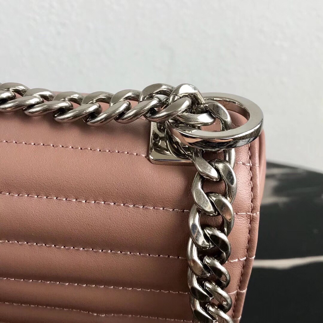 Pra*a diagramme flap bag in nude calfskin