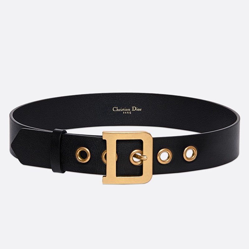 D*or D*orquake 35mm belt in black calfskin