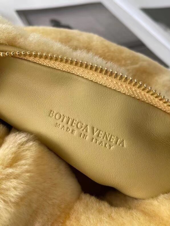 bo*te*ga Ve*ne*ta mini bv jodie bag in teddy shearling