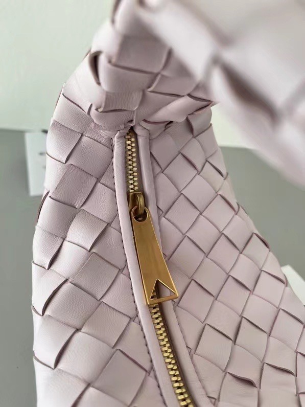 bo*te*ga Ve*ne*ta bv jodie mini bag in light pink intrecciato lambskin