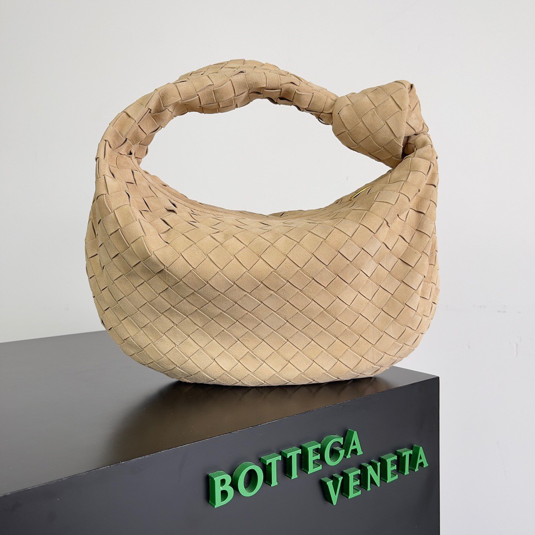 bo*te*ga Ve*ne*ta bv jodie teen bag in porridge suede calfskin