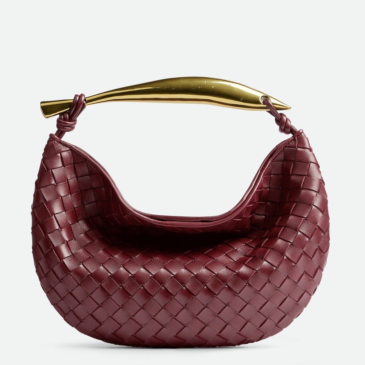 bo*te*ga Ve*ne*ta small sardine bag in barolo intrecciato lambskin