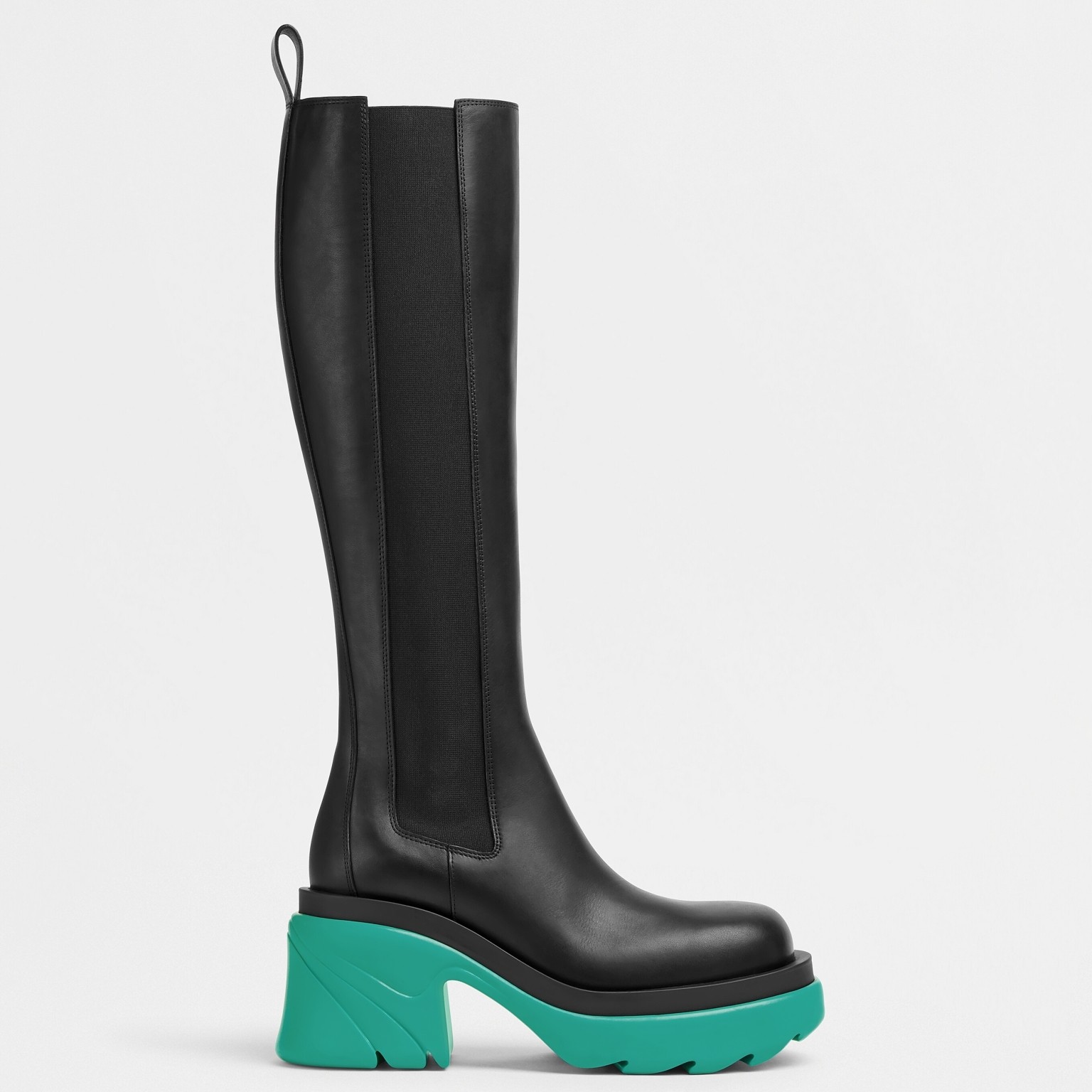 bo*te*ga Ve*ne*ta flash knee-high boots with neptune outsole