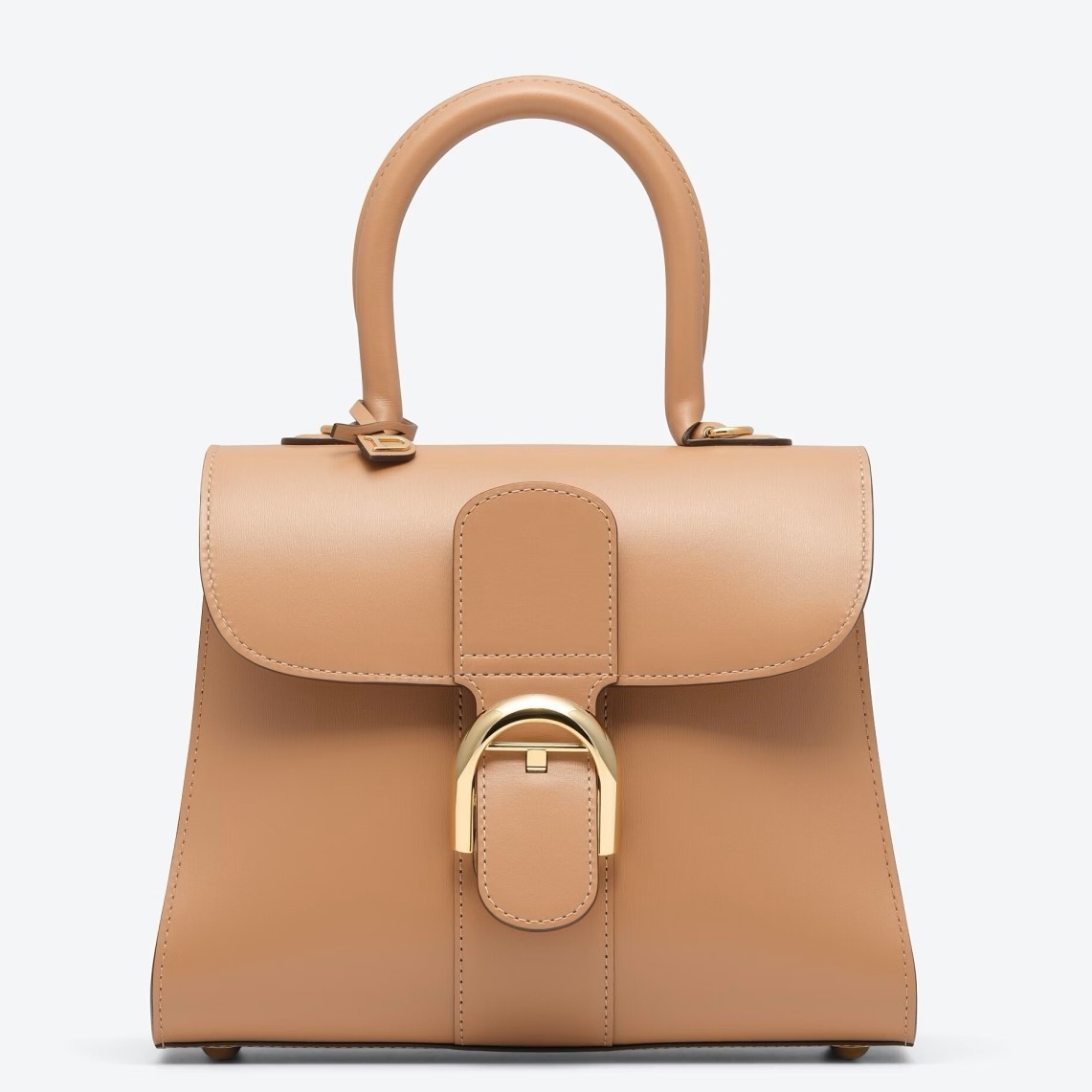 De1uavx brillant pm bag in tender beige box calf leather