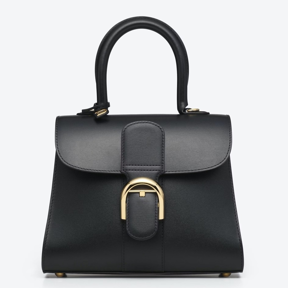 De1uavx brillant pm bag in black box calf leather