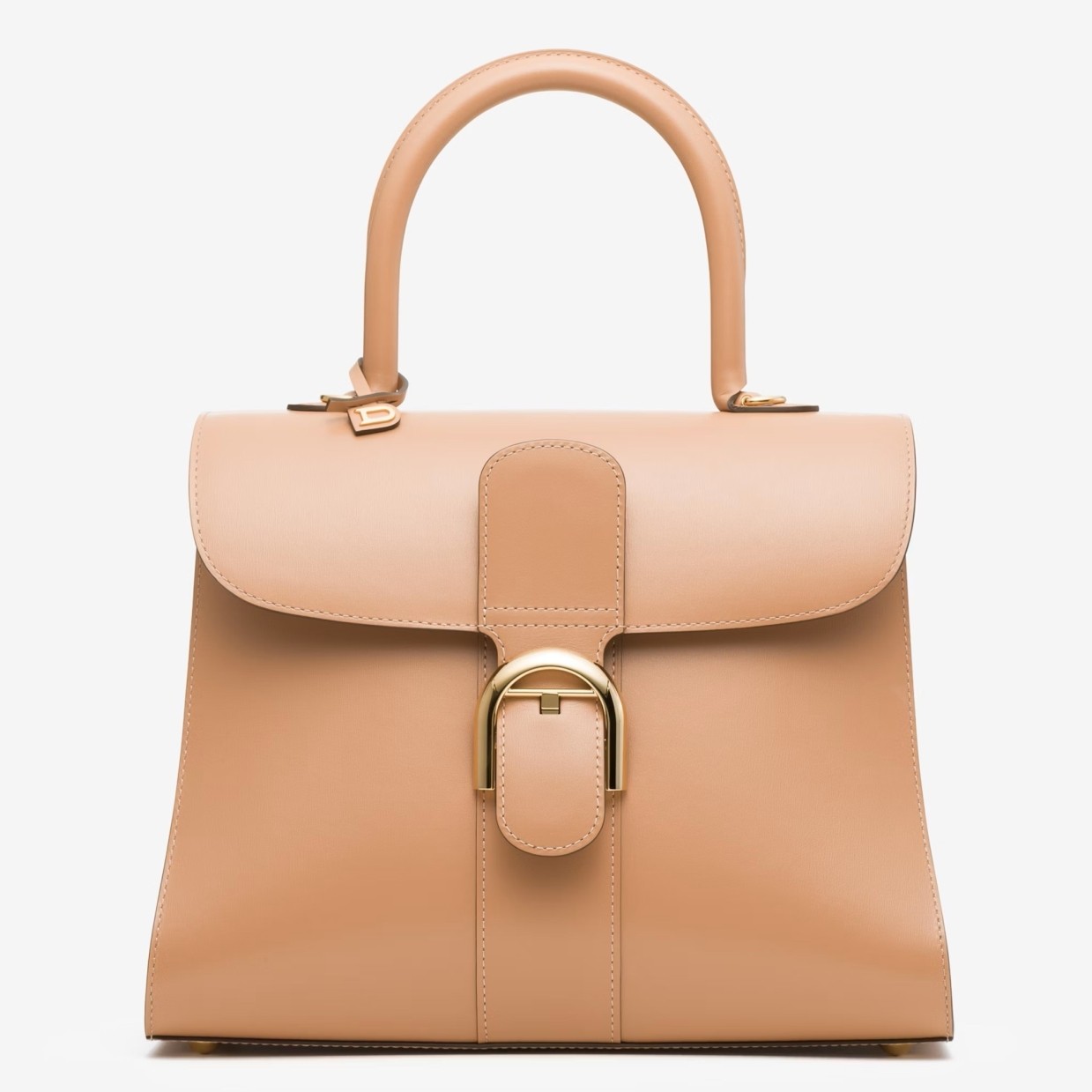 De1uavx brillant mm bag in tender beige box calf leather