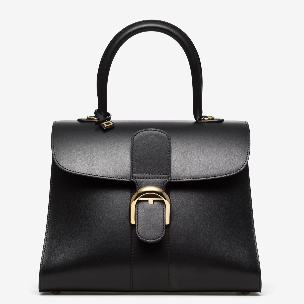 De1uavx brillant mm bag in black box calf leather