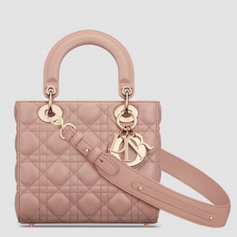 D*or small lady D*or my abcD*or bag in blush lambskin