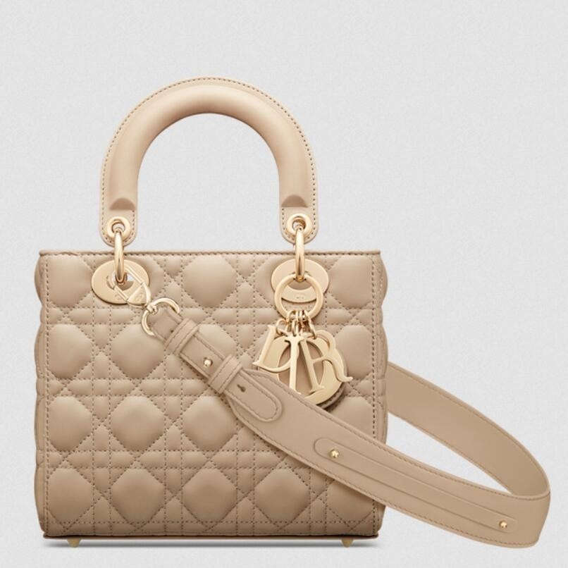 D*or small lady D*or my abcD*or bag in sand lambskin