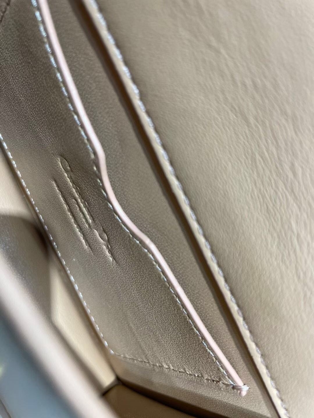 D*or micro 30 montaigne bag in poudre calfskin