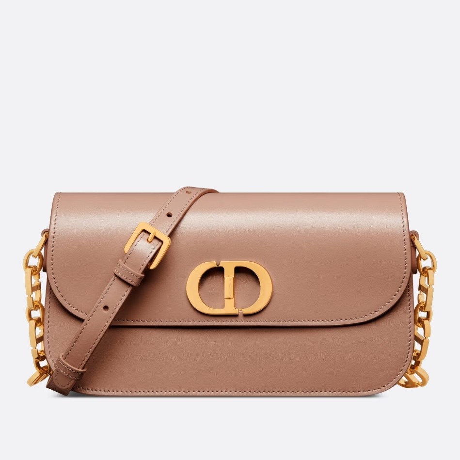 D*or 30 montaigne avenue bag in heritage pink box calfskin