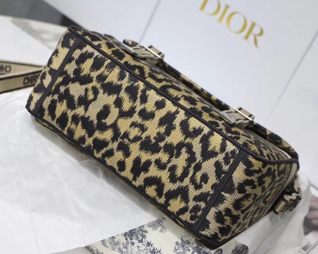 D*or D*orcamp bag in beige multicolor mizza embroidery