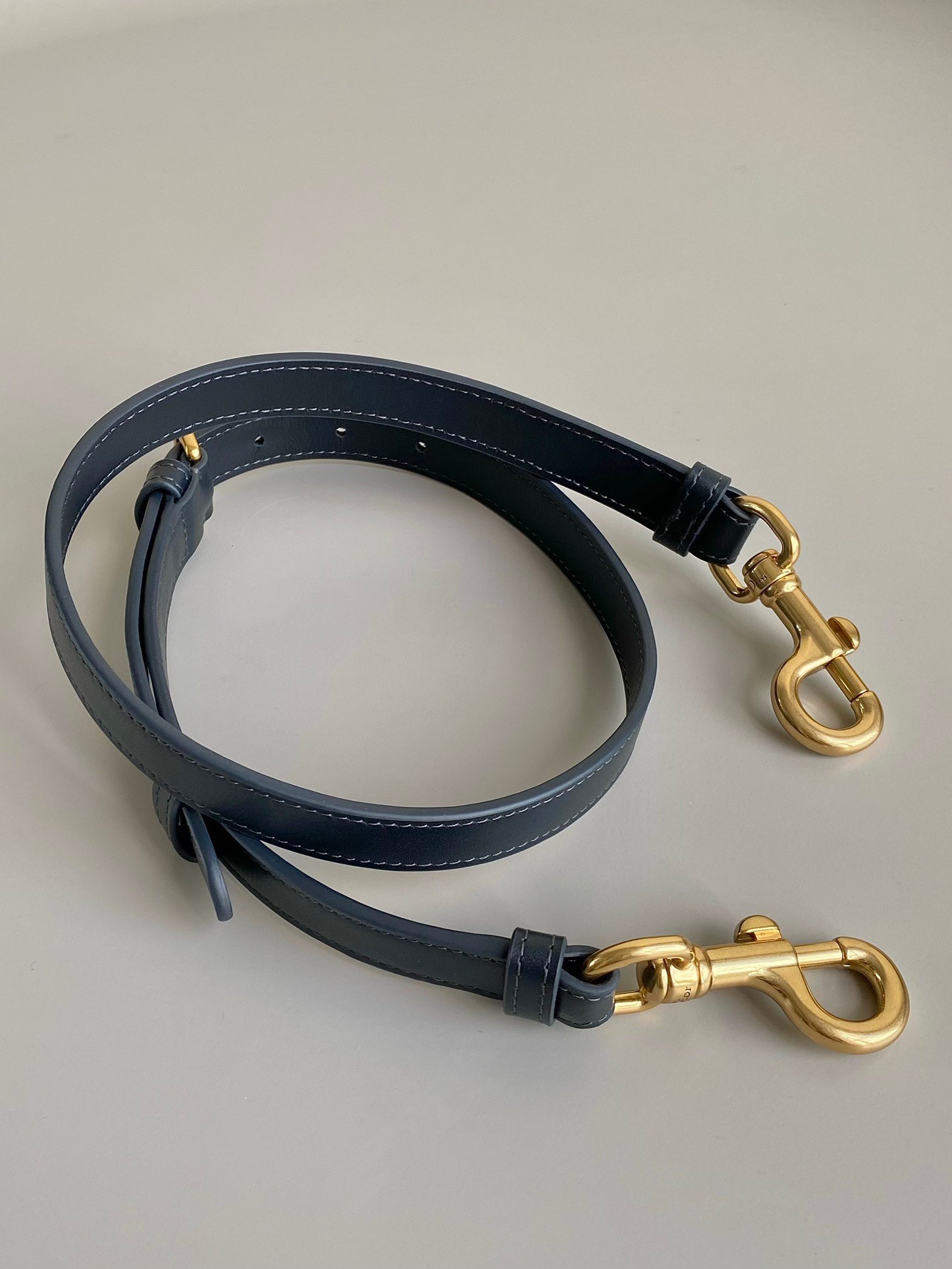 D*or saddle mini bag with strap in blue oblique jacquard