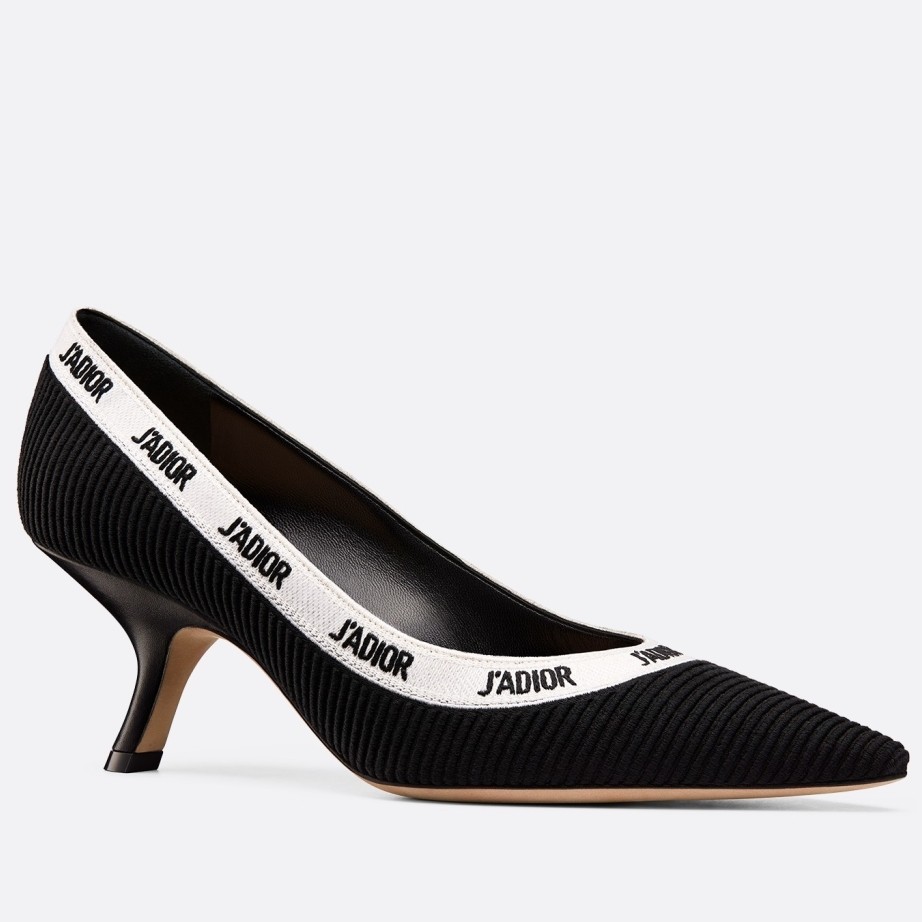 D*or j''aD*or 65mm pumps in black technical canvas