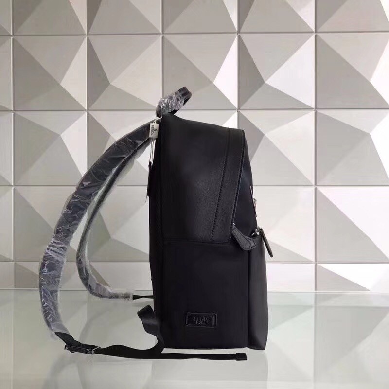 F**di black large bag bugs eye inlays backpack
