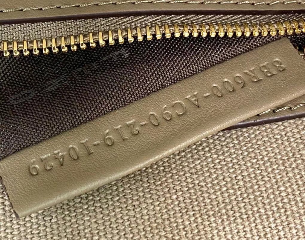 F**di medium baguette bag in grey ff canvas