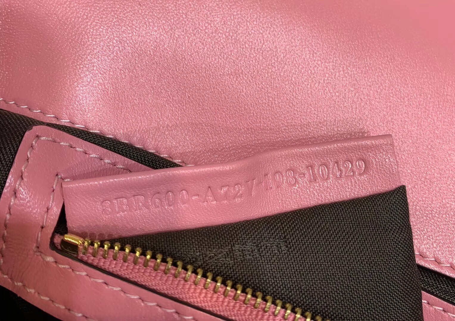 F**di pink ff motif large baguette bag
