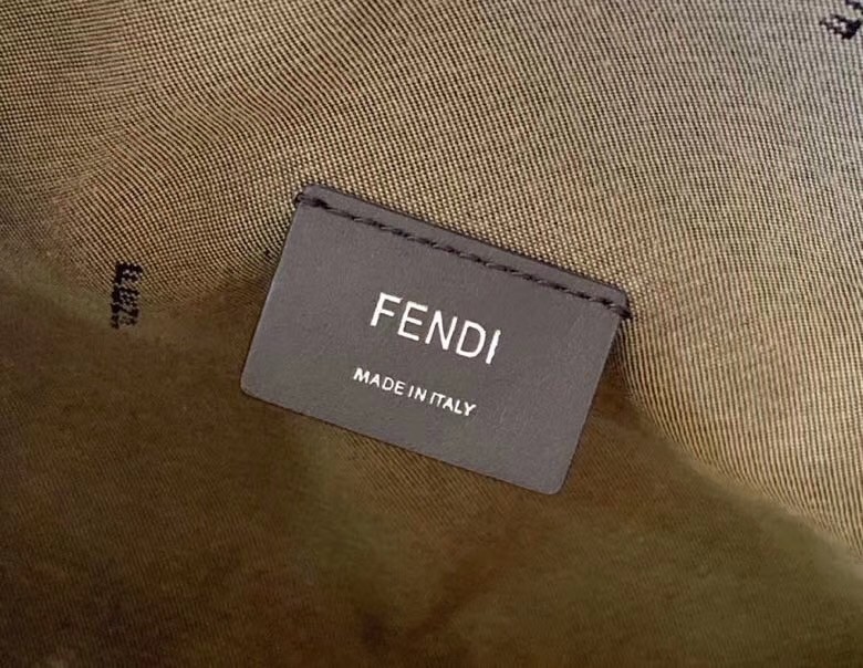F**di by the way medium bag in grey calfskin