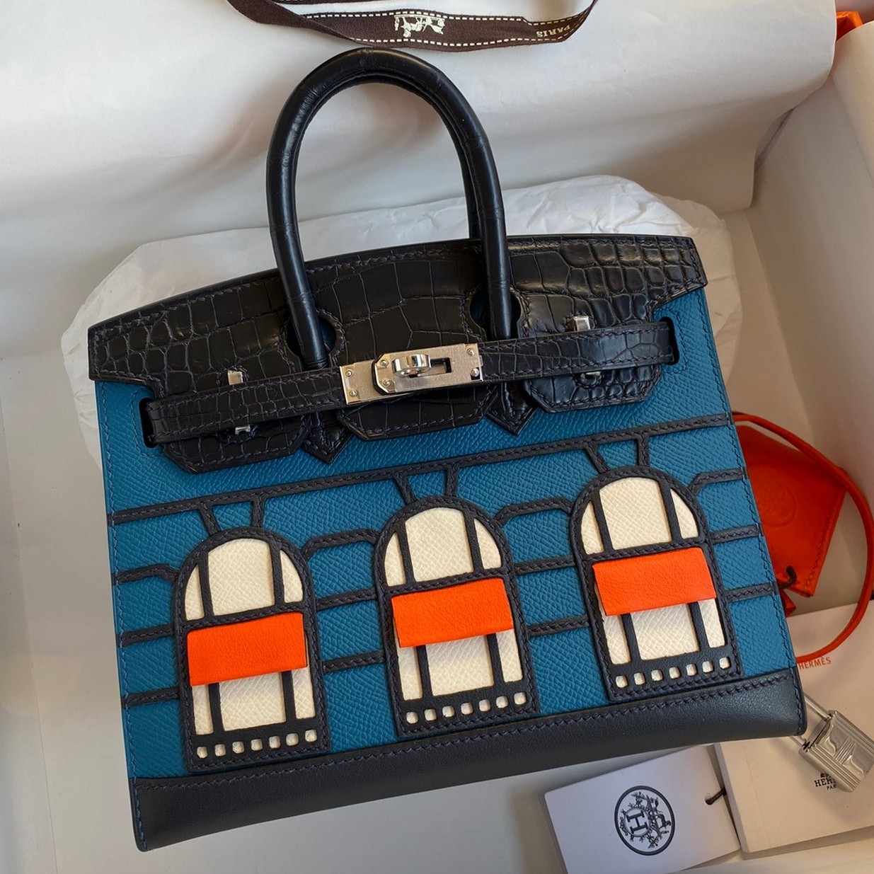 H**mes night sac faubourg birkin 20 sellier limited edition bag