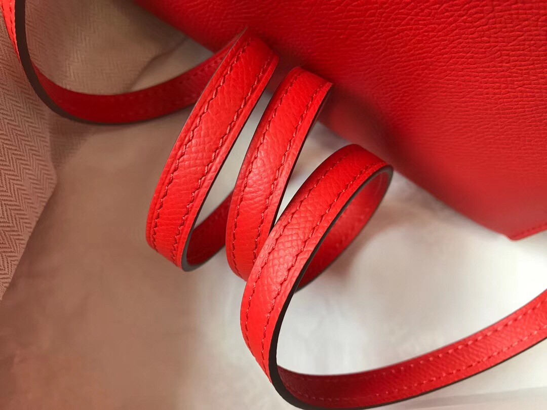 H**mes kelly mini ii bag in rouge casaque epsom leather