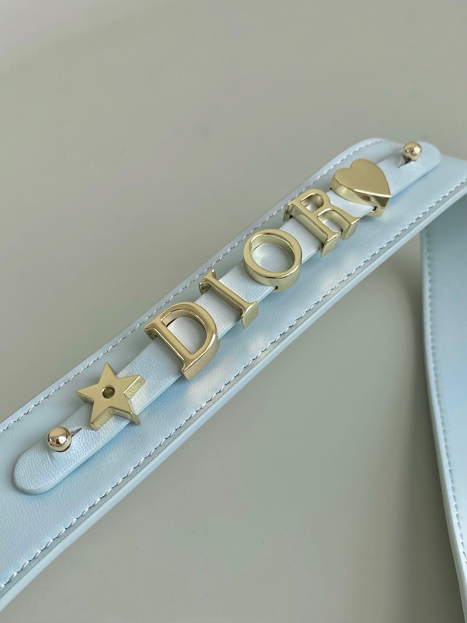 D*or small lady D*or my abcD*or bag in placid blue lambskin