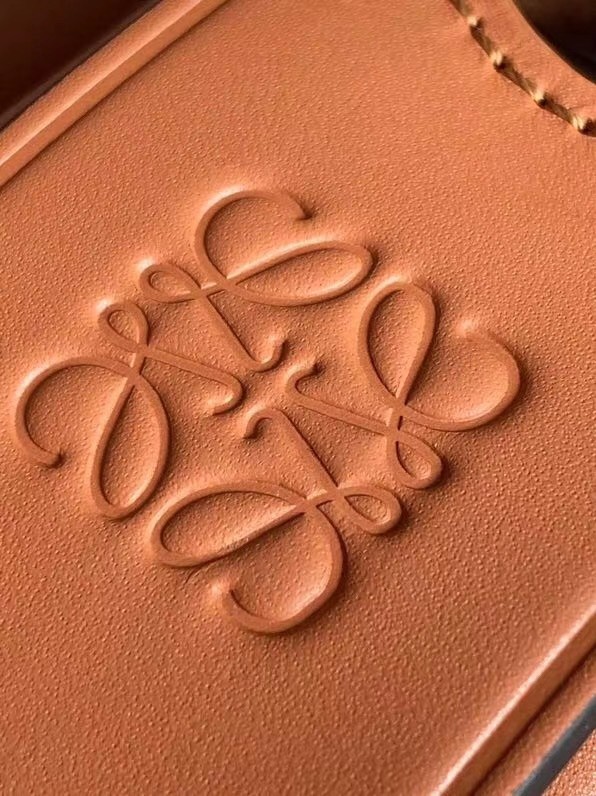 L0ew* small balloon bucket bag in camel calfskin