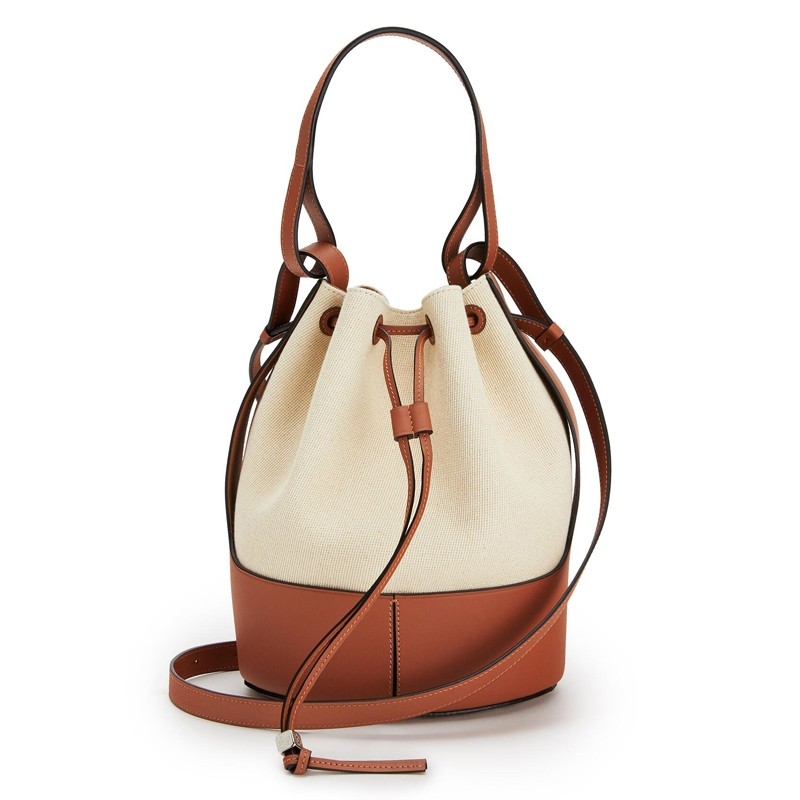 L0ew* medium balloon bucket bag in canvas