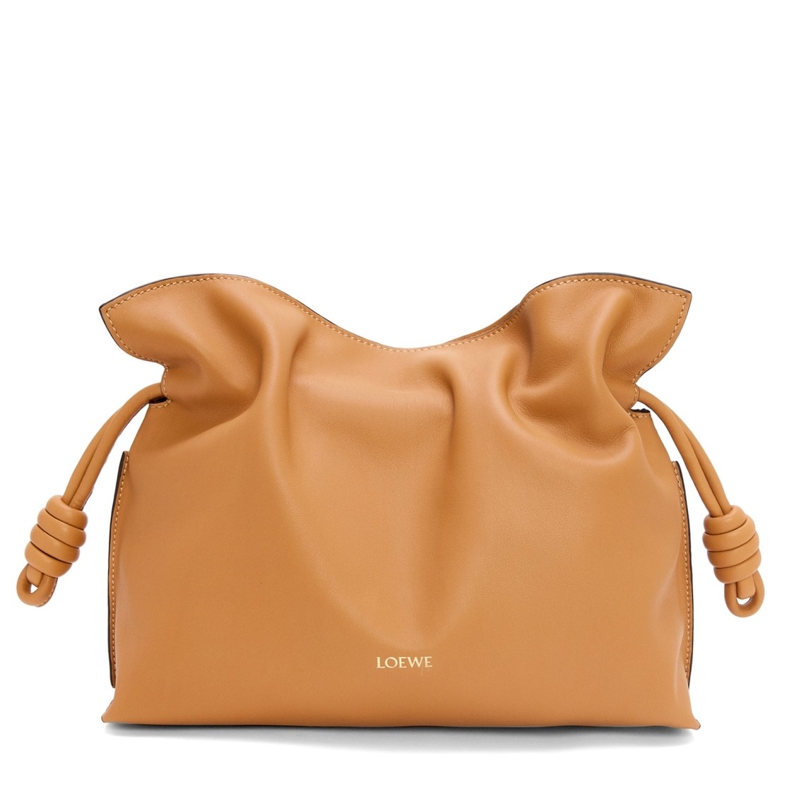 L0ew* flamenco clutch bag in warm desert nappa calfskin