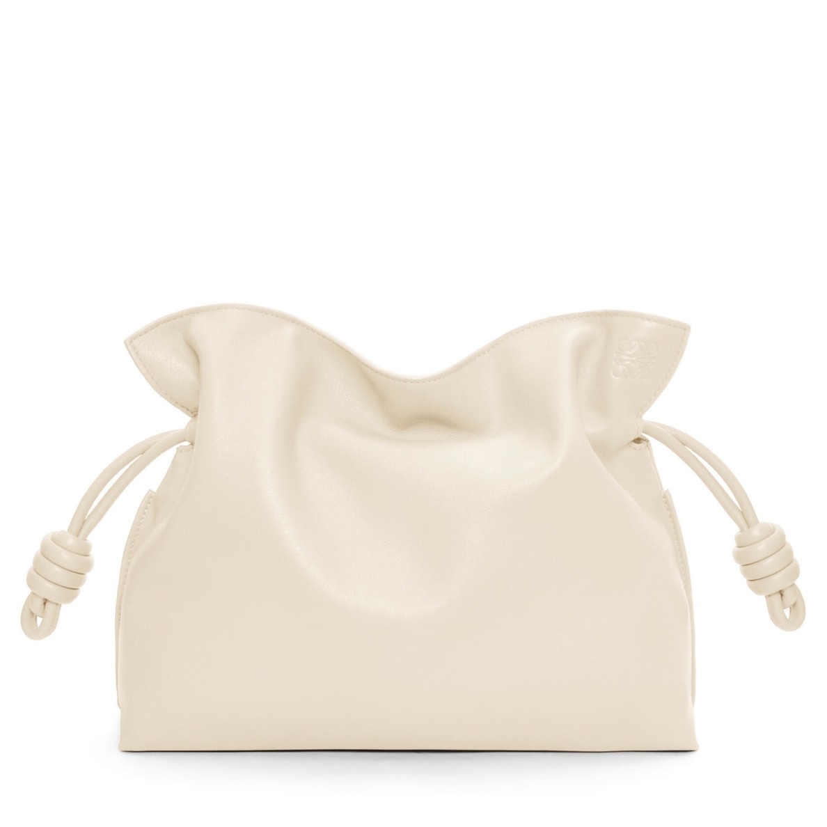 L0ew* flamenco clutch bag in angora calfskin