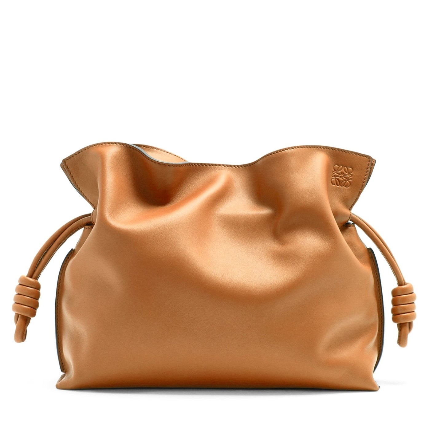 L0ew* flamenco clutch in brown nappa leather