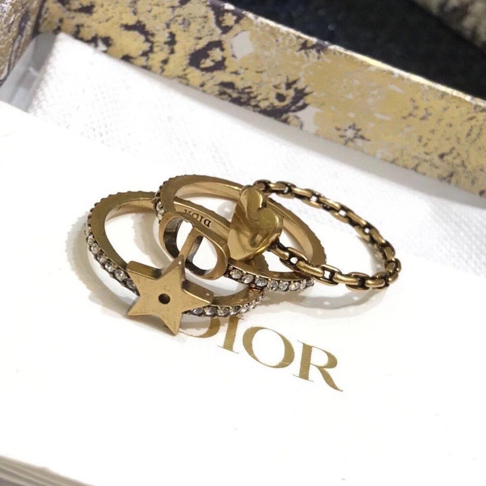 D*or lucky cd set of three rings s size