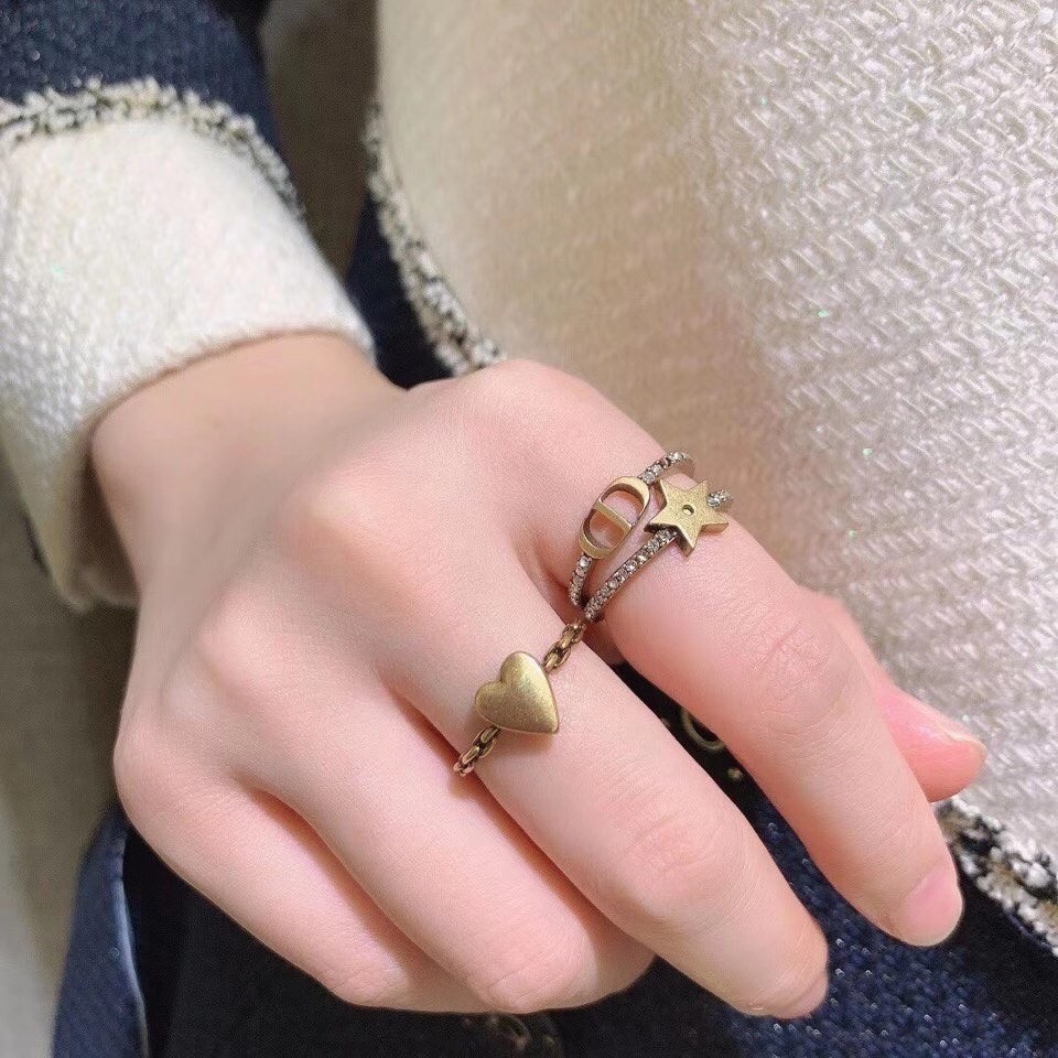 D*or lucky cd set of three rings s size