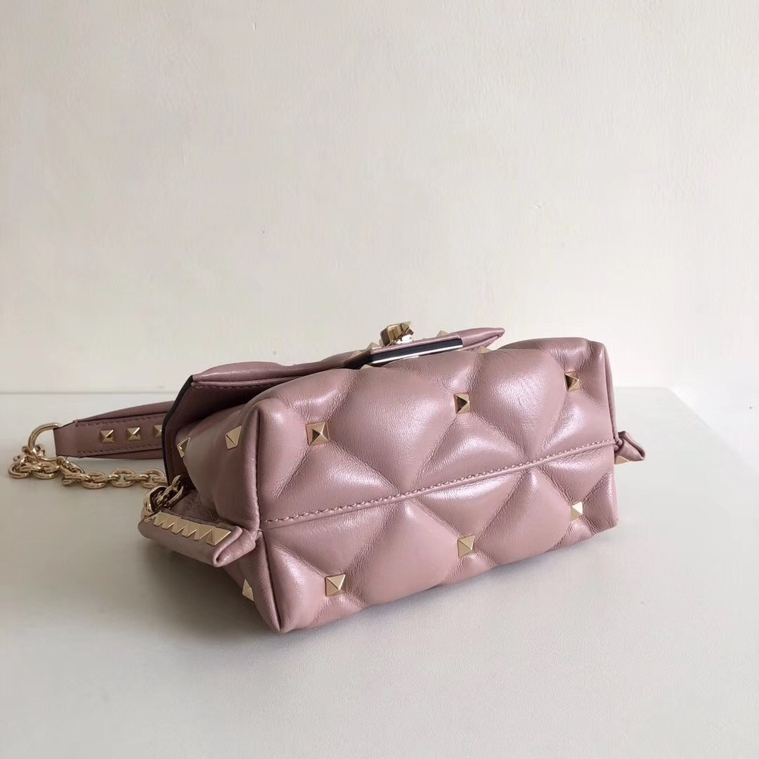 Va1e*ntin0 mini candystud crossbody bag in poudre lambskin