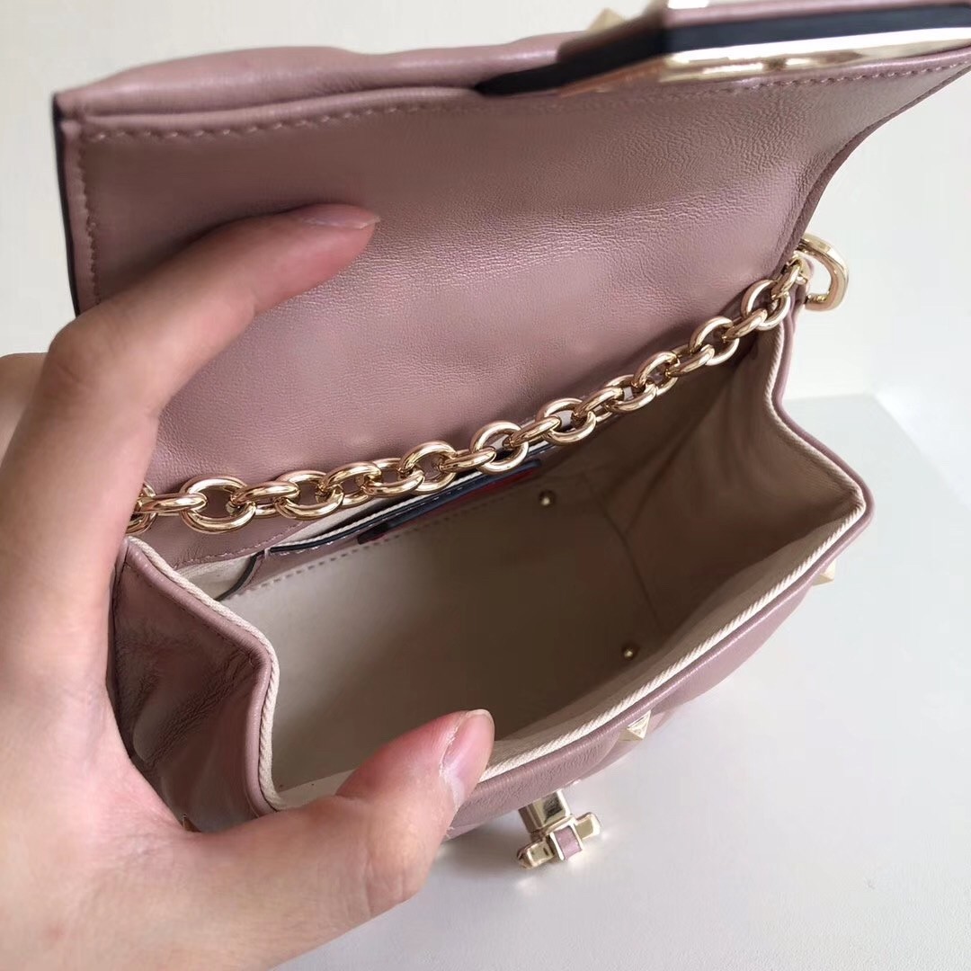 Va1e*ntin0 mini candystud crossbody bag in poudre lambskin