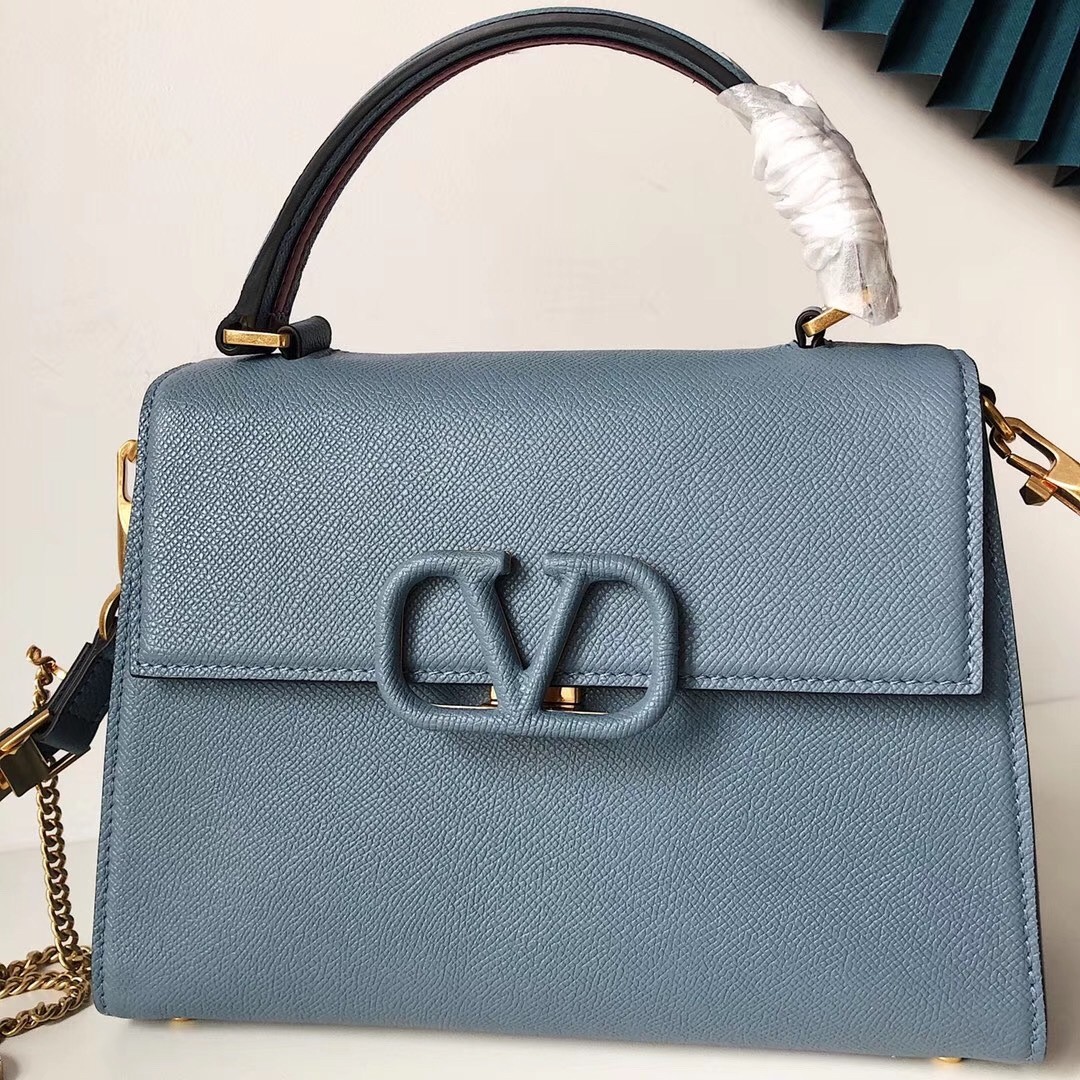 Va1e*ntin0 small vsling handbag in amadeus grainy calfskin