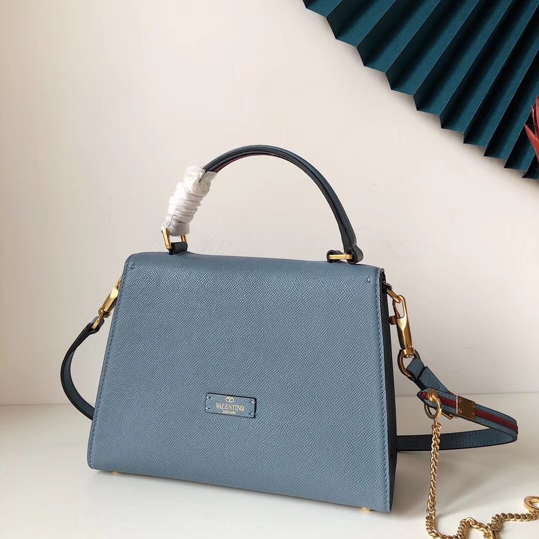 Va1e*ntin0 small vsling handbag in amadeus grainy calfskin