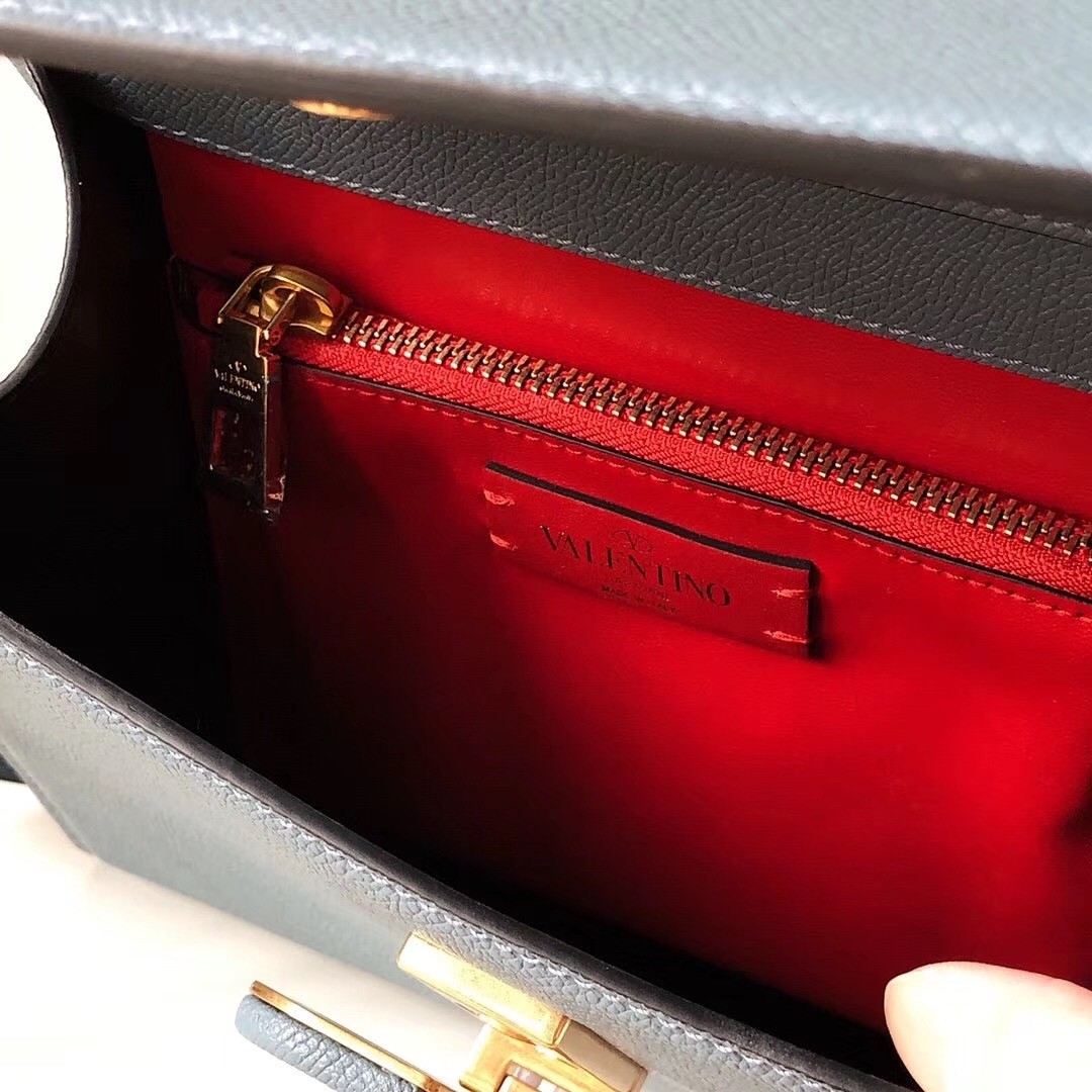 Va1e*ntin0 small vsling handbag in amadeus grainy calfskin