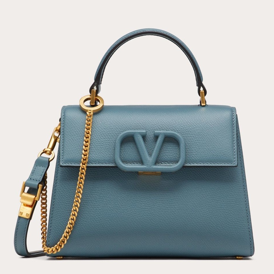 Va1e*ntin0 small vsling handbag in amadeus grainy calfskin