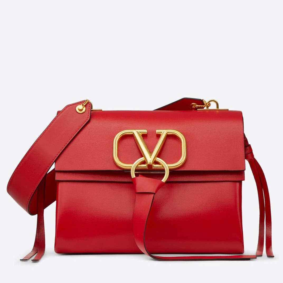 Va1e*ntin0 garavani red small vring shoulder bag