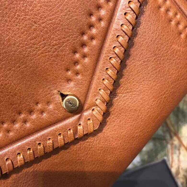 Sa**t Lau*nt brown envelope belt bag
