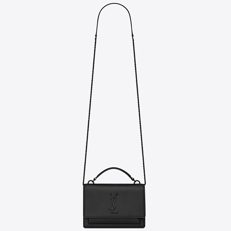 Sa**t Lau*nt woc sunset chain wallet all black
