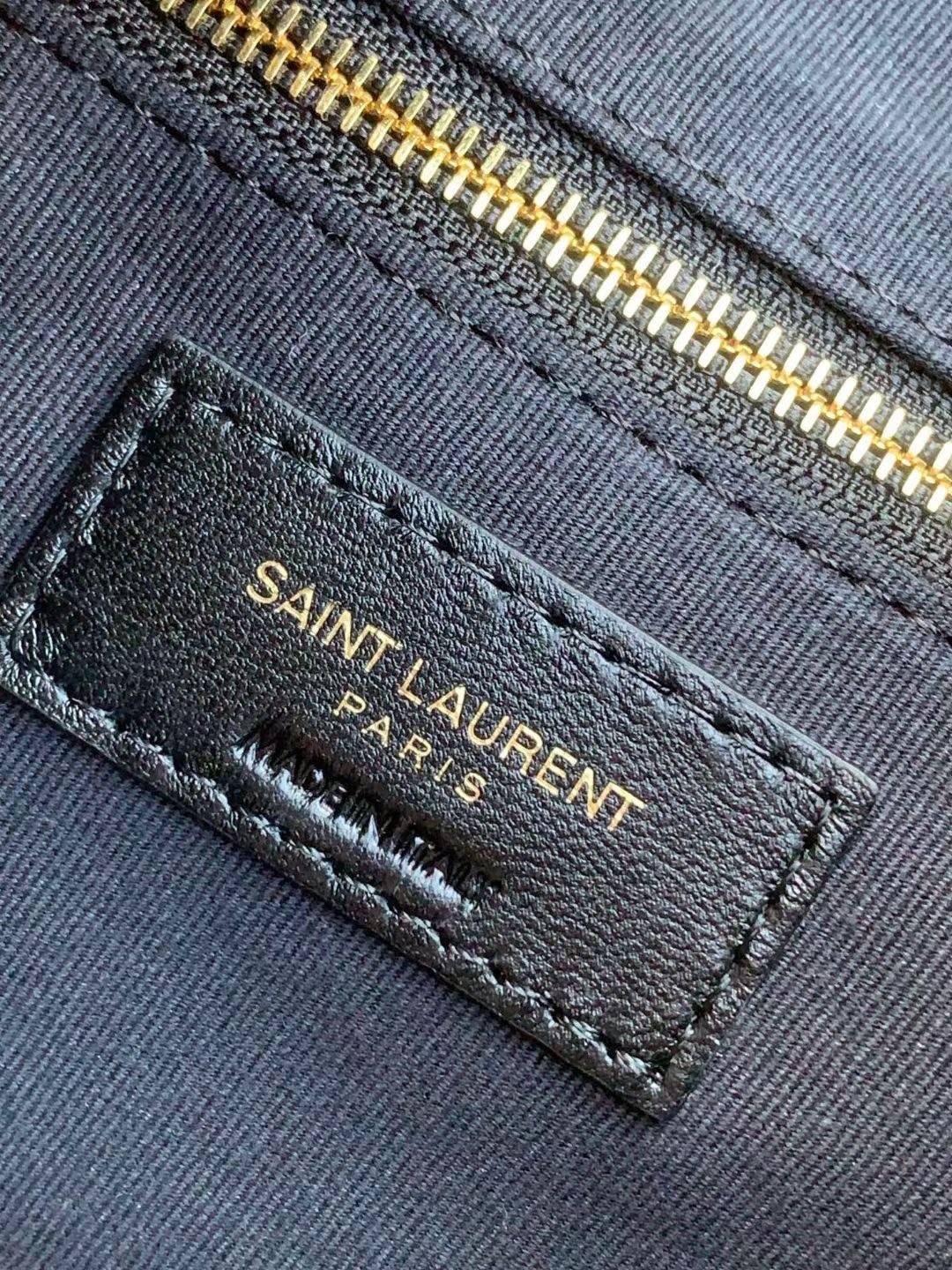 Sa**t Lau*nt joe backpack in black lambskin
