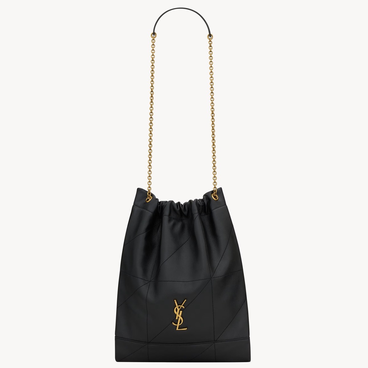 Sa**t Lau*nt jamie 4.3 pochon bag in black lambskin