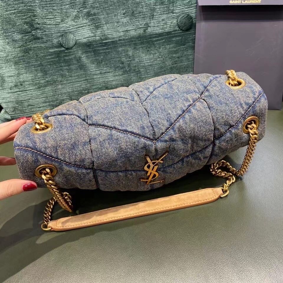 sa**t lau*nt loulou small bag in quilted vintage De*1m